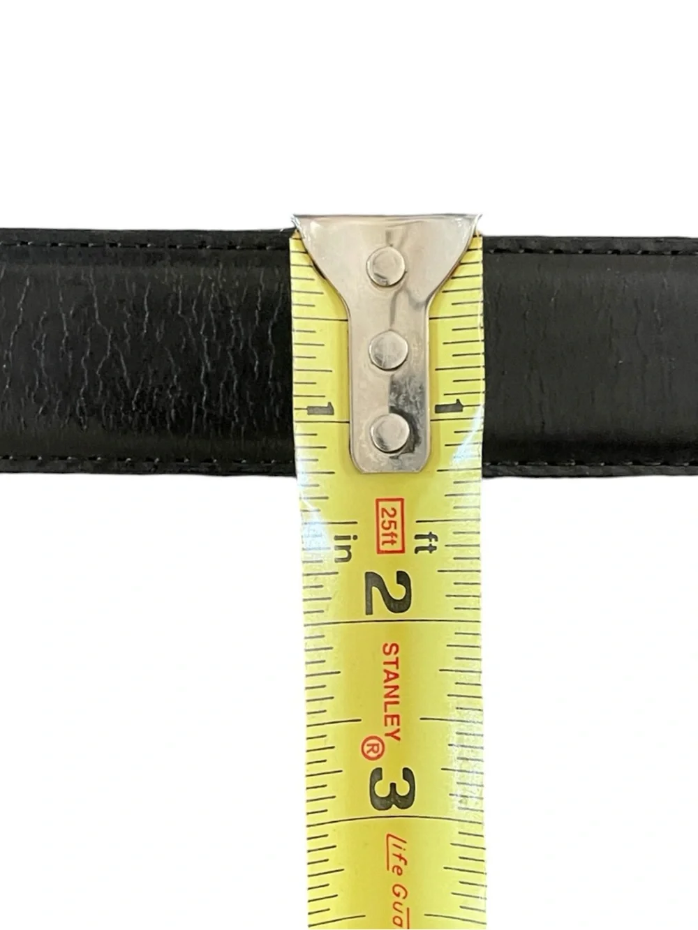 AML 3000 Men's Top Grain Black Leather Golf Club Belt Size 36